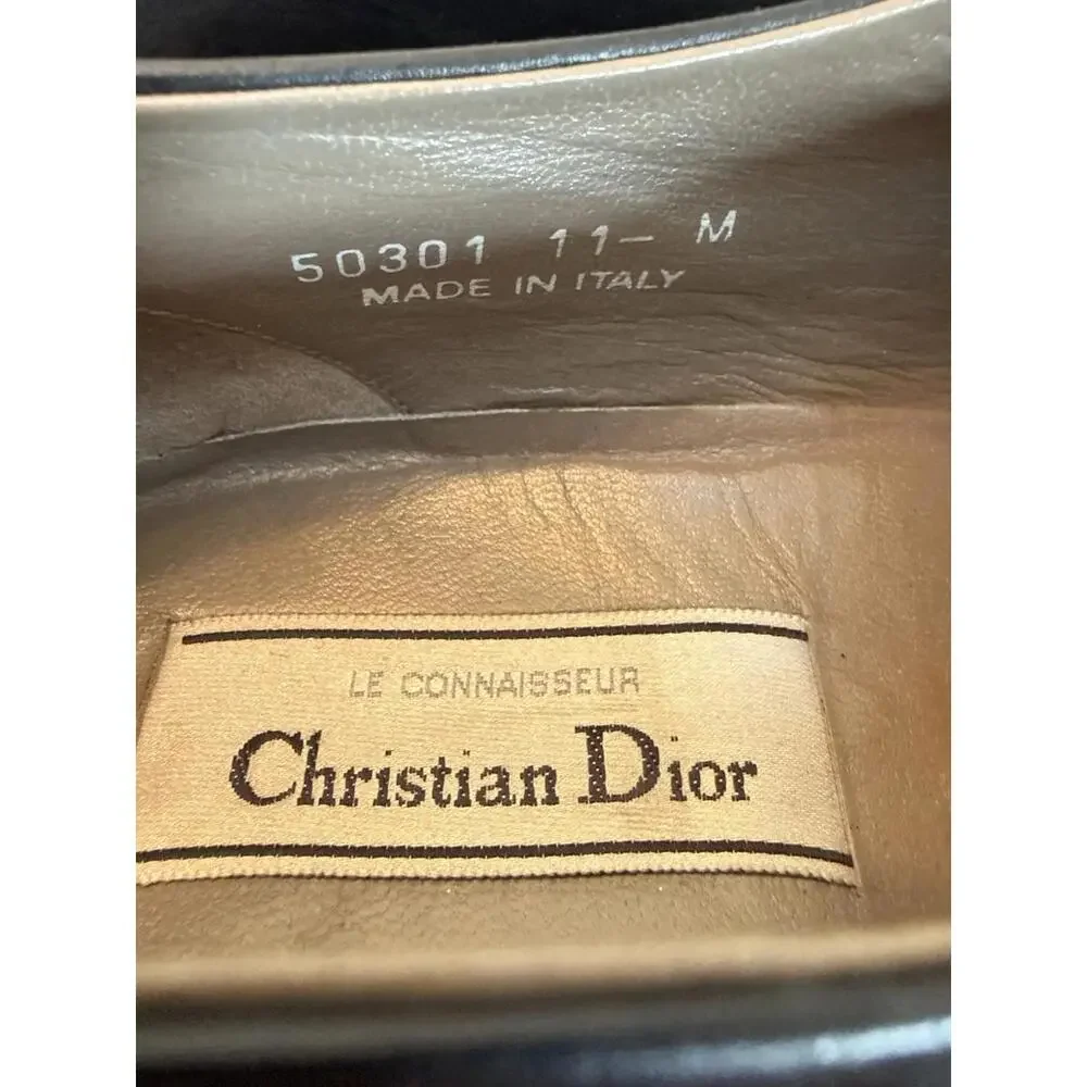 Christian Dior Cap Toe Oxfords Men’s 11 Black - Picture 7 of 11